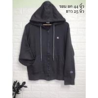 ราคา สเวตเตอร์ฮู้ดชิป Champion มือสองสีเทาควัน (20760753901)