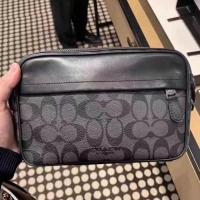 ราคา Coach Men กระเป๋าคาดเอว Coach Chest Beg Lelaki (27871672388)