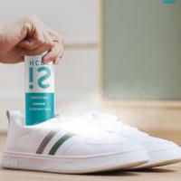 ราคา สเปรย์ทำความสะอาด ดับกลิ่น เท้า ลดกลิ่นอับ ฆ่าเชื้อแบคทีเรีย รองเท้า ผ้าใบ รองเท้า หนัง ลดคัน หอมอ่อนๆ (28169925969)