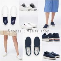 ราคา แท้ !! รองเท้าผ้าใบ รองเท้าสลิปออน Slip-on Sneakers CC Double O แถมถุงแบรนด์ (18125725561)