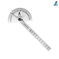 ราคา Shinwa ไม้บรรทัด ครึ่งวงกลมวัดองศา วัสดุเป็นสแตนเลส - Stainless Steel Protractor H-1501 (62480) Shinwa (3007774480)