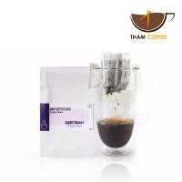 ราคา กาแฟคั่วบดแบบดริป กาแฟคั่วบดดริป กาแฟถุงดริป Drip coffee bag 1ซอง ระดับการคั่ว 4ระดับ ทานง่าย เพียงชงน้ำร้อน thamcoffee (29315766684)