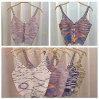 ราคา ✨พร้อมส่ง✨AL-CF0401 เสื้อกล้ามไหมพรม เสื้อสายเดี๋ยว สีรุ้ง (7584972718)