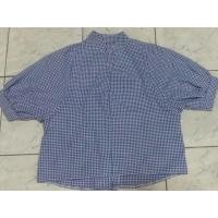ราคา เสื้อลายสก็อต ทรงใหญ่ สีน้ำเงิน เสื้อลายสก๊อต (1962339272)