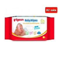 ราคา Pigeon ทิชชู่เปียก พีเจ้น baby wipes เบบี้ไวฟ์ (82แผ่น) (7351838872)