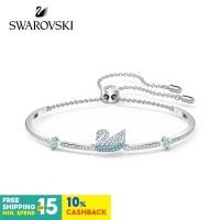 ราคา พร้อมส่งSwarovski Blue SWAN ICONIC SWAN สร้อยข้อมือ จี้รูปหงส์ ปรับได้ หรูหรา เรียบง่าย ของขวัญวันว (26914447663)