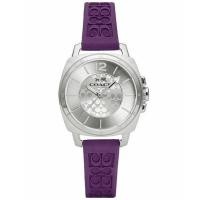 ราคา F.A นาฬิกายอดนิยมของผู้หญิงค่ะ COACH สายซิลิโคนโลโก้มีสไตล์ 14502091 34MM (25733097962)