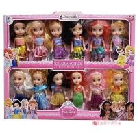 ราคา เซ็ตตุ๊กตาเจ้าหญิง เซ็ต 6 ตัว 15cm คละสี (26508628729)