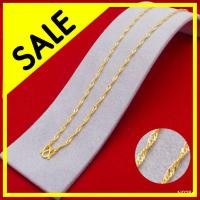 ราคา RarinGold-N0286-สร้อยคอหุ้มเศษทอง-ลายดิสโก้-ขนาด1สลึง-ยาว18นิ้ว (2777687815)