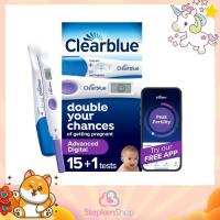 ราคา Clearblue Advanced Digital Ovulation Test สีม่วง อุปกรณ์ทดสอบการตกไข่พร้อมเครื่องแบบดิจิตอล 15 เทส+ตรวจครรภ์1เทส (8355141905)