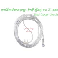 ราคา Nasol Oxygen Cannula แคนนูล่า สายออกซิเจน สายให้ออกซิเจนทางจมูก สำหรับผู้ใหญ่ ยาว 2.1 m. (7436663819)