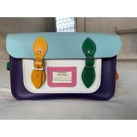 ราคา Leather Satchel bag size 12” รุ่น limited น่ารักมาก (7322937414)