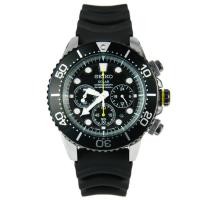 ราคา Seiko นาฬิกาข้อมือผู้ชาย Solar Chronograph SSC021P1 (578584253)