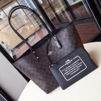ราคา COACH F36658 REVERSIBLE CITY TOTE IN SIGNATURE CANVAS WITH POUCH (4080864756)