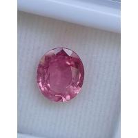 ราคา พลอยพิ้งแซฟไฟร์สีชมพูเนื้อแข็งน้ำหนัก 3.60 กะรัต 8.5×10.5 มิล (27320760326)