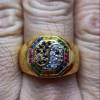 ราคา แหวนทองไมครอนหยินหยางพลอนยสี (3812716667)