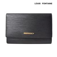 ราคา Louis Fontaine กระเป๋าสตางค์ 3 พับกลาง รุ่น GEMS - สีดำ ( LFW0014 ) (18528182562)