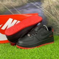 ราคา SAIZ 41 ~ 45Nike Air Force One X BMW Motorsports รองเท้าผ้าใบผู้ชายสีดำสีแดง แฟชั่น (22488850816)