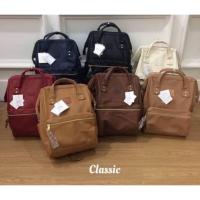 ราคา ของแท้ % Anello Classic Polyurethane Leather Rucksack (991055939)