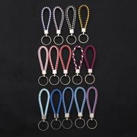 ราคา 10สี PU พวงกุญแจแฮนด์เมดถักเชือก พวงกุญแจห้อยกระเป๋า พวงกุญแจรถยนต์ ราคาถูก (22831124589)