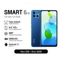 ราคา ใส่โค้ด[AE7FEDPM]รับcoins15%Infinix Smart 6 HD (2/32) ประกันศูนย์ [ หน้าจอ 6.6 นิ้ว แบต 5000mAh ] (23715956978)
