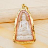 ราคา [ พร้อมส่ง ] จี้พระไพรีพินาศ กรอบทองคำแท้90% กันน้ำ พระแท้จากวัด ปลุกเสกแล้ว [PA813] (24279762436)