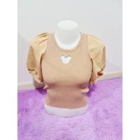 ราคา เสื้อแขนพองเจ้าหญิงแต่งเว้าอกรูปหัวใจผ้าไหมพรม (8275333561)