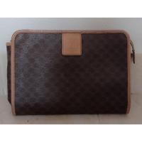 ราคา Used Vintage Celine Macadam Clutch Bag กระเป๋าถือวินเทจทรงคลัทช์ แบรนด์ Celine มือสอง ของแท้ % (20670293812)