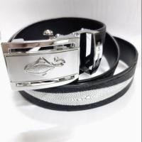 ราคา เข็มขัดหนังเเท้1 เข็มขัดกระเบน เข็มขัดหัวออโต้ (3934162179)