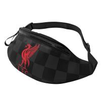 ราคา Liverpool Fanny Packs สําหรับผู้หญิง ผู้ชาย, กระเป๋าสะพายข้าง สีดํา, กระเป๋าเข็มขัด พร้อมสายรัดปรับได้ (16291185653)