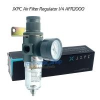 ราคา JXPC Air Filter Regulator 1/4 AFR2000 กรองดักน้ำ พร้อมตัวตั้งลม 1/4 #ชุดกรองลมดักน้ำปรับแรงดันลม (22959633473)