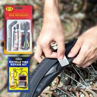 ราคา ชุดปะยาง แผ่นปะ กาว ปะยางจักรยาน แบบพกพา ชุดซ่อมยาง จักรยาน Bicycle Tire Repair Kit ส่งจากกทม. (28015394200)