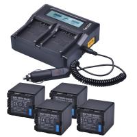 ราคา VBN260แบตเตอรี่กล้อง LCD Rapid Dual Charger สำหรับ Panasonic VW-VBN26 HC-X800 HC-X900 Panasonic VW-VBN390 HDC-SD900 (23774782814)
