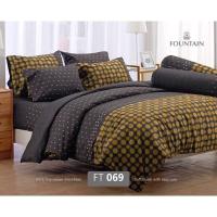 ราคา ชุดผ้าปูที่นอนfountain ขนาด3.5,5,6ฟุตไม่รวมนวมใช้กับที่นอนสูง12-14นิ้วได้ (21552775067)