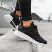 ราคา adidas NMD R2 Core Black/Pink 4.5 UK (538103637)
