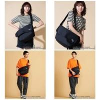 ราคา มือ1 ป้ายห้อย KANGOL sport × WEGO japan shoulder bag กระเป๋าสะพาย สีดำ (22344912854)