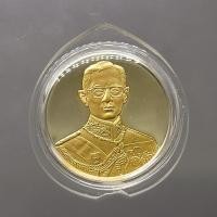 ราคา เหรียญที่ระลึกคามิโอ เนื้อเงินขัดเงาหน้าทองคำแท้ ที่ระลึกกาญจนาภิเษก ขนาด 22.5 มิล สร้างน้อย หายาก รับประกันแท้ (22373957902)