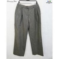 ราคา Christian Dior แท้ เอว33 กางเกงสแลคขายาวสปอตคลาสสิก (19345697857)