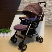 ราคา รถเข็นเด็กมือสอง ยี่ห้อ Aprica รุ่น Laura สีเปลือกมังคุด (2652846031)