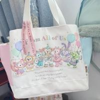 ราคา กระเป๋าผ้าแคนวาส กระเป๋าสะพายข้าง ลายการ์ตูน น่ารักมาก ใบใหญ่ จุของได้เยอะ =พร้อมส่ง= (16199443355)