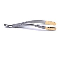 ราคา Dental Tooth Root Extraction Forceps Root Fragment Pliers Instrument Dentistry Curved Maxillary Mandibular Universal Too (24186244577)
