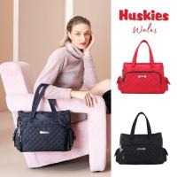 ราคา Huskies Bags ฮัสกี้ส์ กระเป๋าสะพายแฟชั่น รุ่น HK 02-778 กระเป๋าถือ คล้องไหล่และคล้องแขนได้ (3616202963)