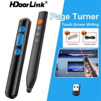 ราคา Hdoorlink ปากกาหมุนนําเสนองาน ไร้สาย 2.4G RF รีโมตคอนโทรล PPT นําเสนองาน USB PowerPoint Pointer Mouse (22859012169)