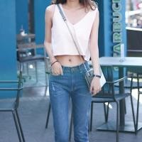 ราคา กางเกงยีนส์ยืด 9ส่วน tby jeans (1833707813)