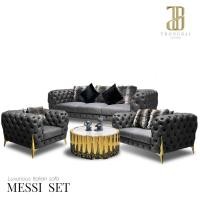 ราคา MESSI SET : luxurious Italian sofa โซฟาลัคชัวรี่ 3-2-1ที่นั่ง รุ่น เมสซี่ พร้อมโต๊ะกลาง (28753478534)