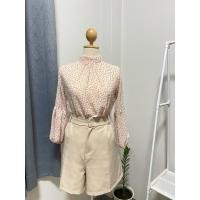 ราคา เสื้อชีฟองแขนยาว ลายกุหลาบ แขนบอลลูน ใส่ทำงาน มือสอง (29352591757)