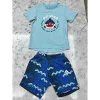 ราคา เสื้อยืด+กางเกงเด็กอดิดาสไซต์98(2-3ปี) รอบอก24นิ้วมือสองของแท้100%สภาพดี (29610524050)