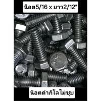 ราคา น็อตกิโลขนาด5/16"xยาว21/2"จำหน่าย0.5กิโลและ1กิโลพร้อมหัวน็อต (29801491507)