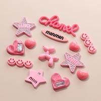 ราคา สีชมพูหัวใจดาวหลุมรองเท้ารองเท้าหัวเข็มขัดรองเท้าดอกไม้ทําเองอุปกรณ์เสริมห้าแฉกดาวยี่ห้อน่ารักบอลลูนสุนัข (21892610797)