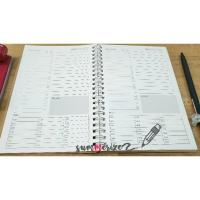 ราคา Planner Book VER.6 Timetable Daily planner to do list book ตารางเวลา แพลนเนอร์สมุดสันห่วง ปกน้ำตาล (9113931093)